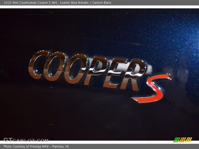 Cosmic Blue Metallic / Carbon Black 2015 Mini Countryman Cooper S All4