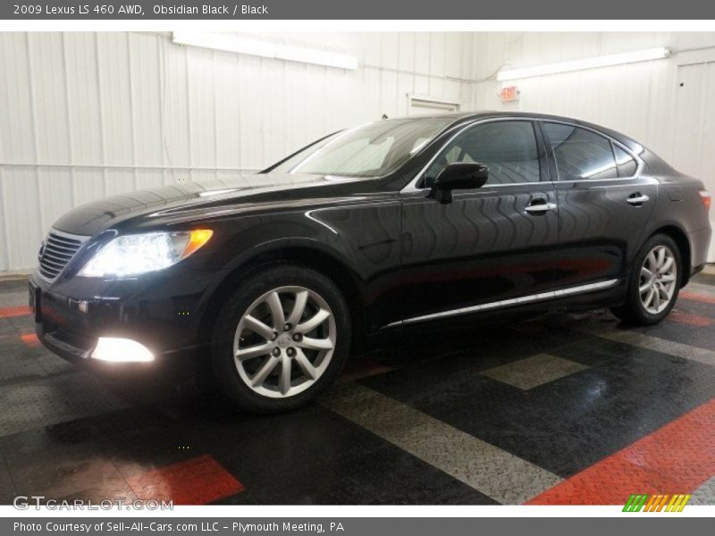 Obsidian Black / Black 2009 Lexus LS 460 AWD
