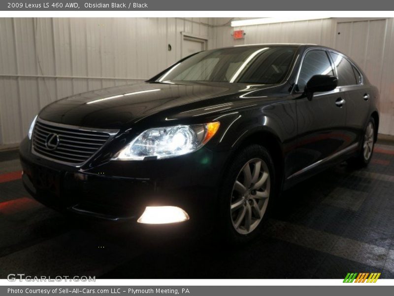 Obsidian Black / Black 2009 Lexus LS 460 AWD