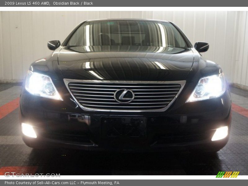 Obsidian Black / Black 2009 Lexus LS 460 AWD