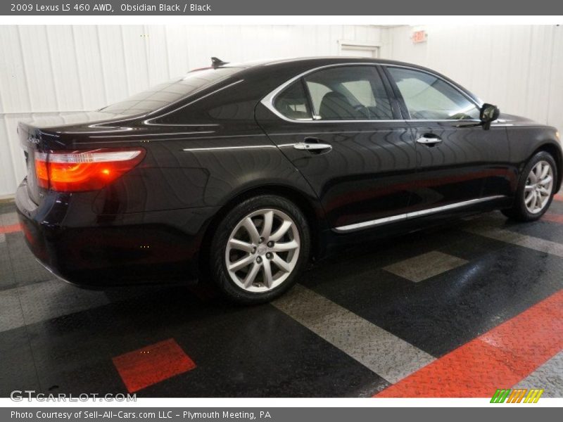 Obsidian Black / Black 2009 Lexus LS 460 AWD