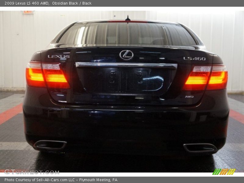 Obsidian Black / Black 2009 Lexus LS 460 AWD