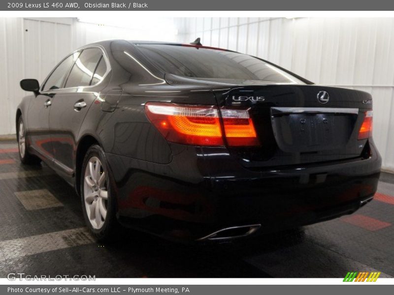 Obsidian Black / Black 2009 Lexus LS 460 AWD