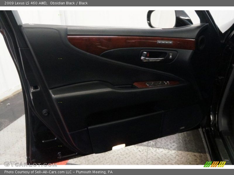 Obsidian Black / Black 2009 Lexus LS 460 AWD