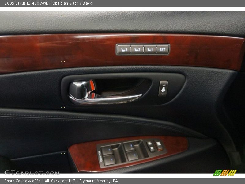 Obsidian Black / Black 2009 Lexus LS 460 AWD