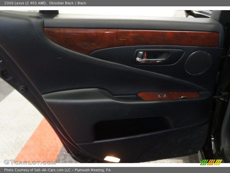 Obsidian Black / Black 2009 Lexus LS 460 AWD