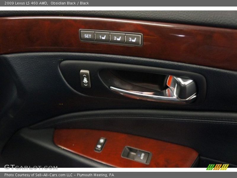 Obsidian Black / Black 2009 Lexus LS 460 AWD
