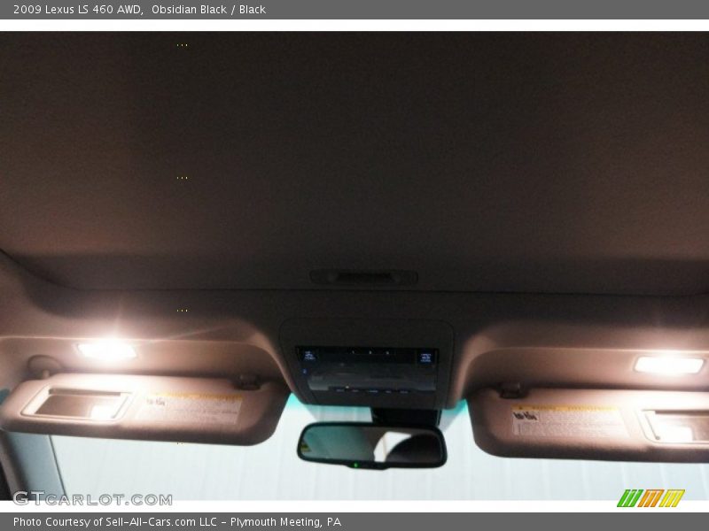 Obsidian Black / Black 2009 Lexus LS 460 AWD