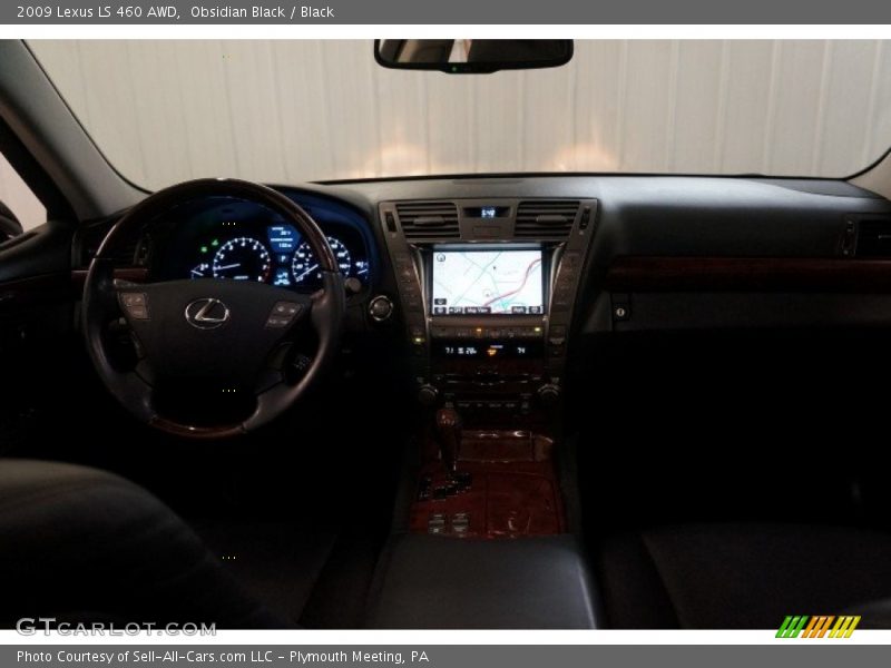 Obsidian Black / Black 2009 Lexus LS 460 AWD