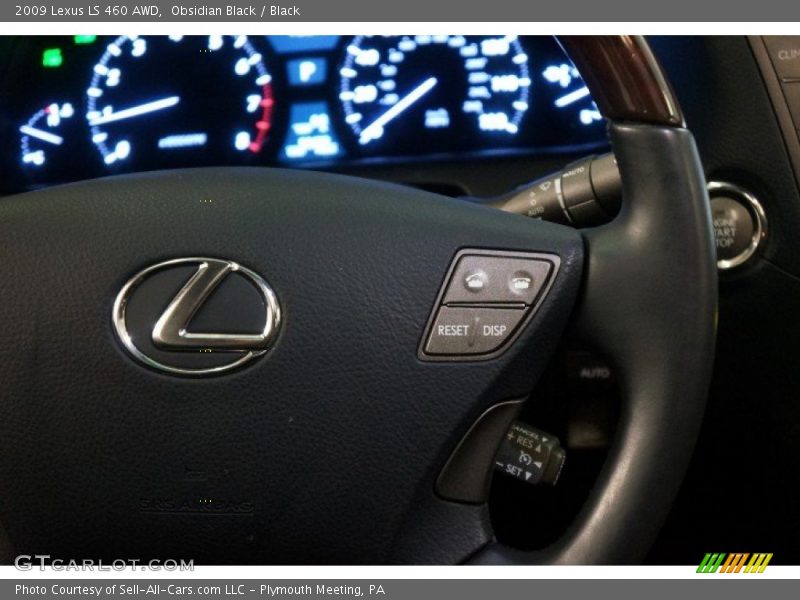 Obsidian Black / Black 2009 Lexus LS 460 AWD