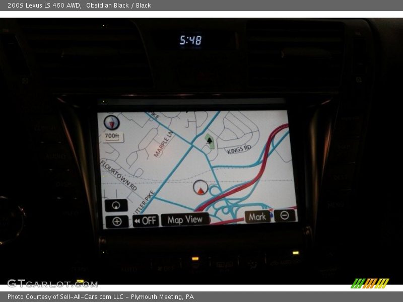 Obsidian Black / Black 2009 Lexus LS 460 AWD