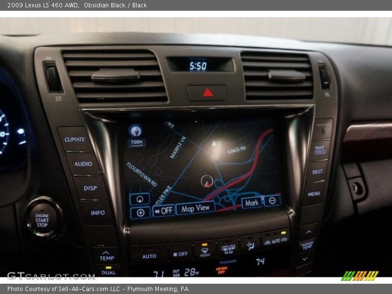 Obsidian Black / Black 2009 Lexus LS 460 AWD