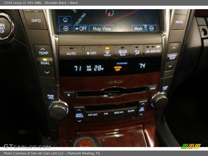 Obsidian Black / Black 2009 Lexus LS 460 AWD