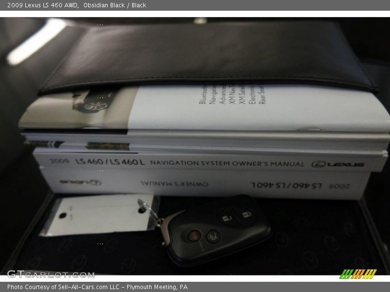 Obsidian Black / Black 2009 Lexus LS 460 AWD
