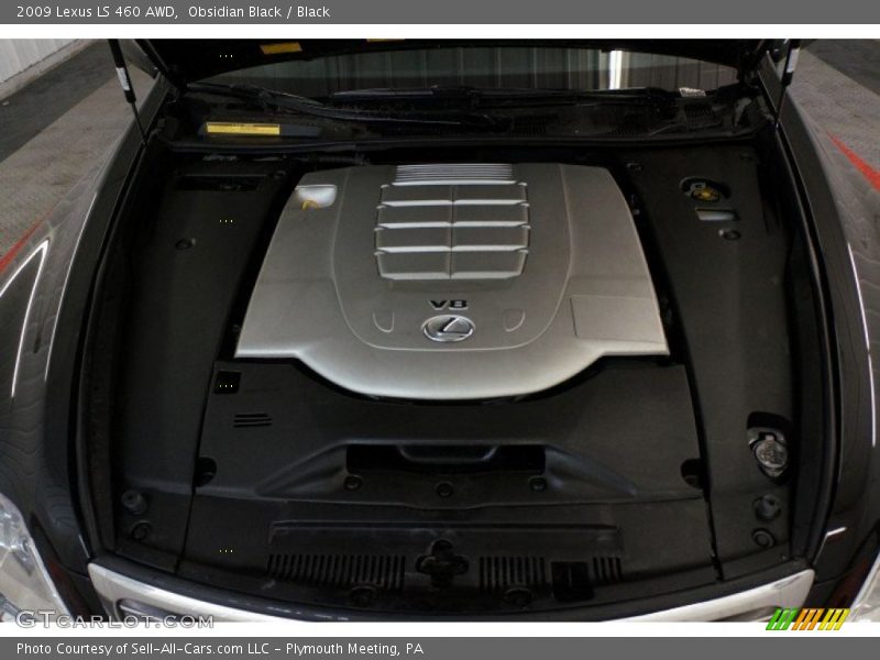 Obsidian Black / Black 2009 Lexus LS 460 AWD