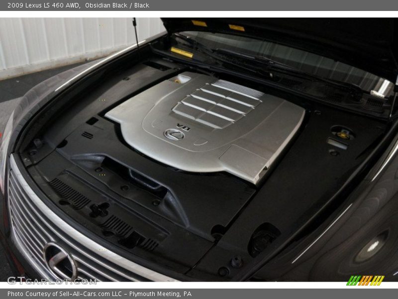 Obsidian Black / Black 2009 Lexus LS 460 AWD