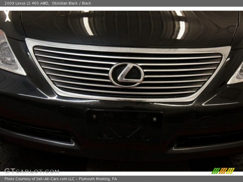Obsidian Black / Black 2009 Lexus LS 460 AWD