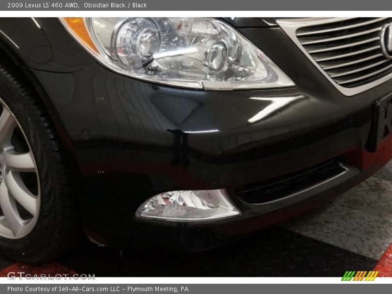 Obsidian Black / Black 2009 Lexus LS 460 AWD