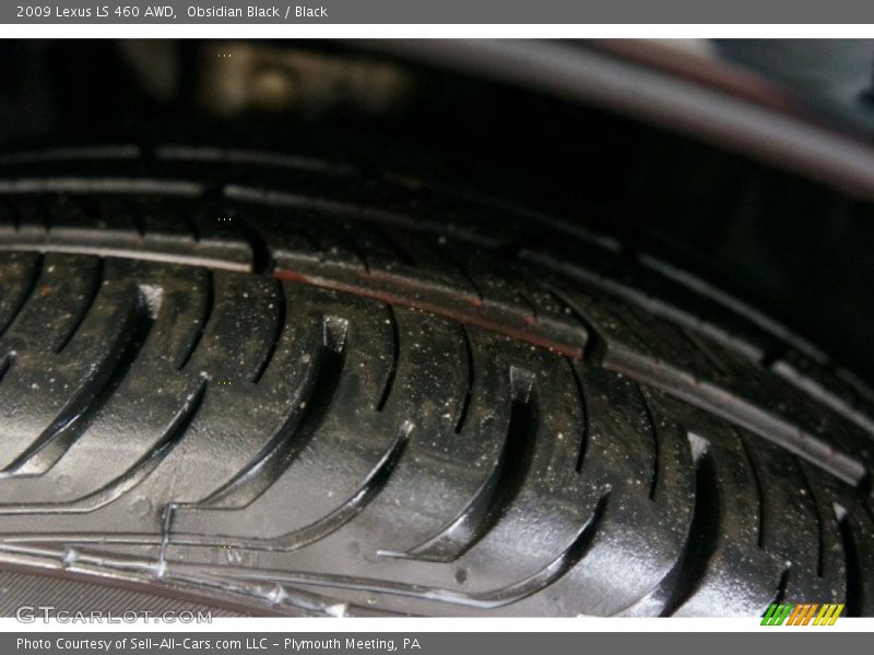 Obsidian Black / Black 2009 Lexus LS 460 AWD