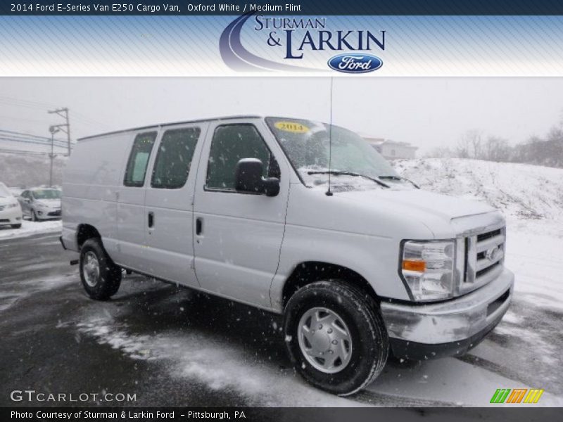 Oxford White / Medium Flint 2014 Ford E-Series Van E250 Cargo Van