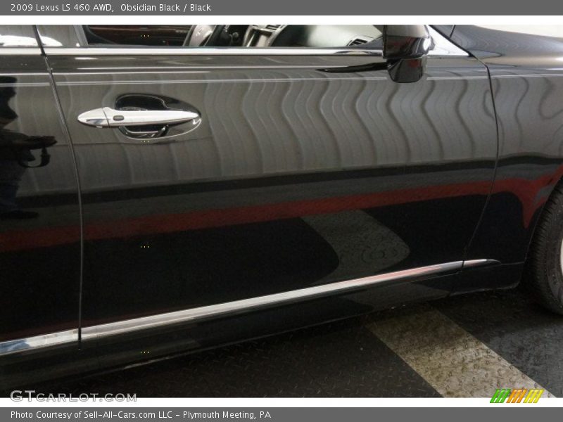 Obsidian Black / Black 2009 Lexus LS 460 AWD