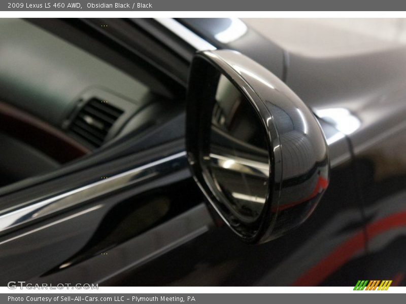 Obsidian Black / Black 2009 Lexus LS 460 AWD