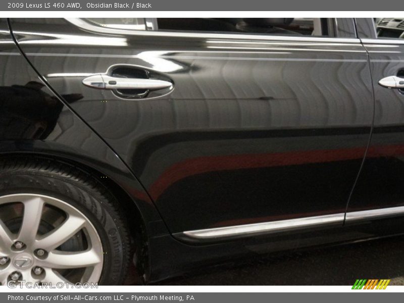 Obsidian Black / Black 2009 Lexus LS 460 AWD