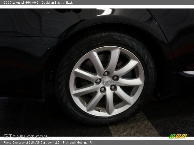 Obsidian Black / Black 2009 Lexus LS 460 AWD