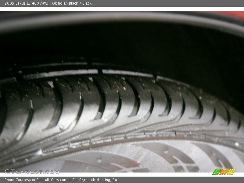 Obsidian Black / Black 2009 Lexus LS 460 AWD
