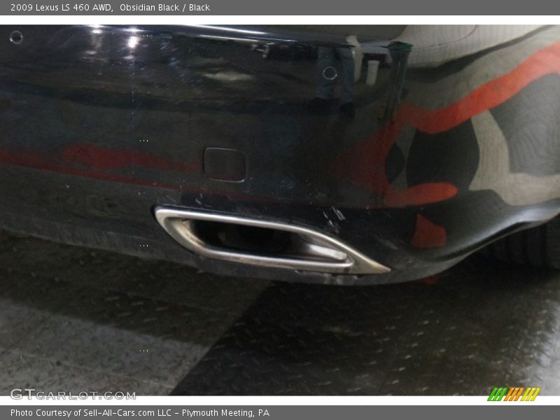 Obsidian Black / Black 2009 Lexus LS 460 AWD