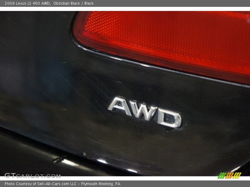 Obsidian Black / Black 2009 Lexus LS 460 AWD