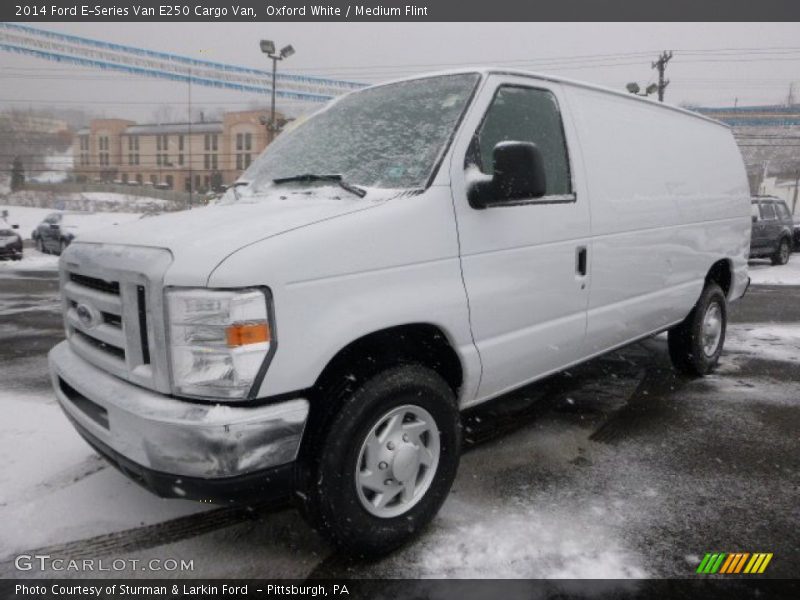 Oxford White / Medium Flint 2014 Ford E-Series Van E250 Cargo Van