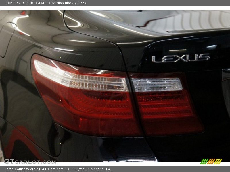 Obsidian Black / Black 2009 Lexus LS 460 AWD