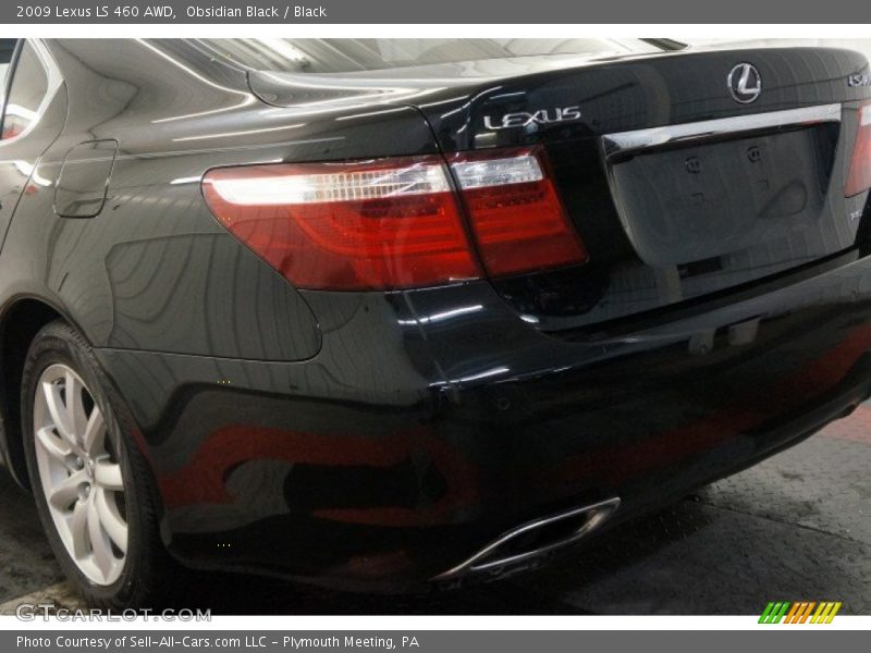 Obsidian Black / Black 2009 Lexus LS 460 AWD