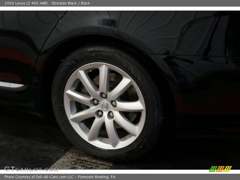 Obsidian Black / Black 2009 Lexus LS 460 AWD
