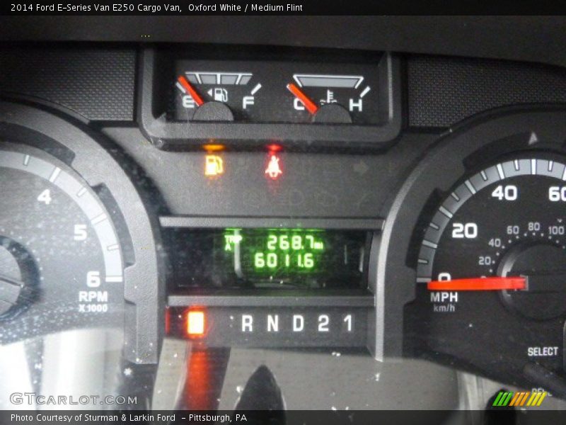 Oxford White / Medium Flint 2014 Ford E-Series Van E250 Cargo Van
