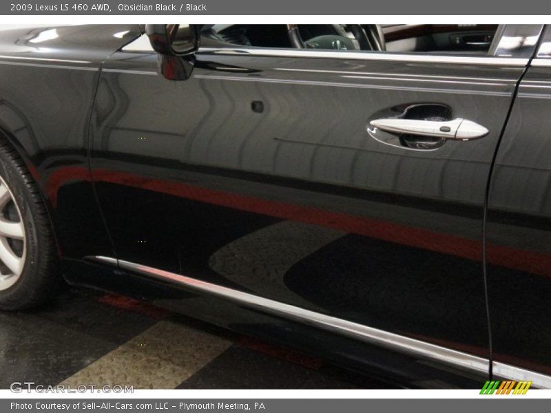 Obsidian Black / Black 2009 Lexus LS 460 AWD