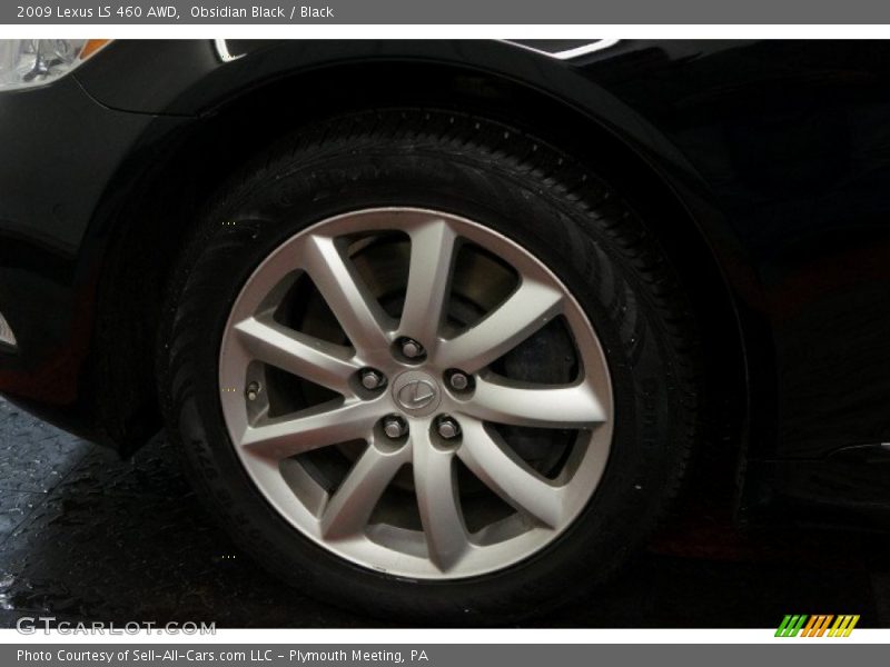 Obsidian Black / Black 2009 Lexus LS 460 AWD