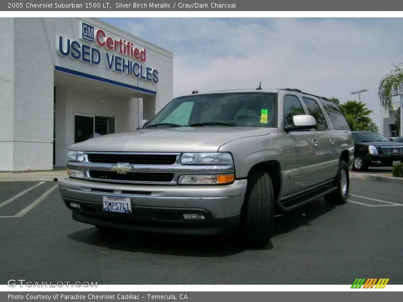 Silver Birch Metallic / Gray/Dark Charcoal 2005 Chevrolet Suburban 1500 LT