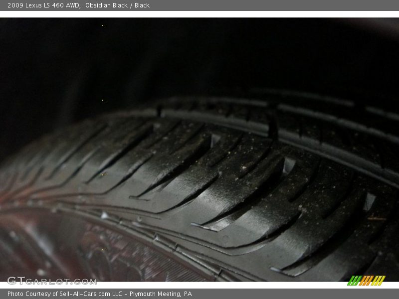 Obsidian Black / Black 2009 Lexus LS 460 AWD