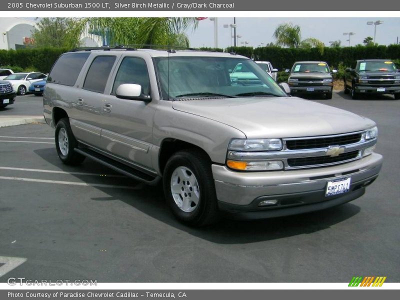 Silver Birch Metallic / Gray/Dark Charcoal 2005 Chevrolet Suburban 1500 LT