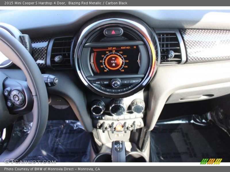 Blazing Red Metallic / Carbon Black 2015 Mini Cooper S Hardtop 4 Door