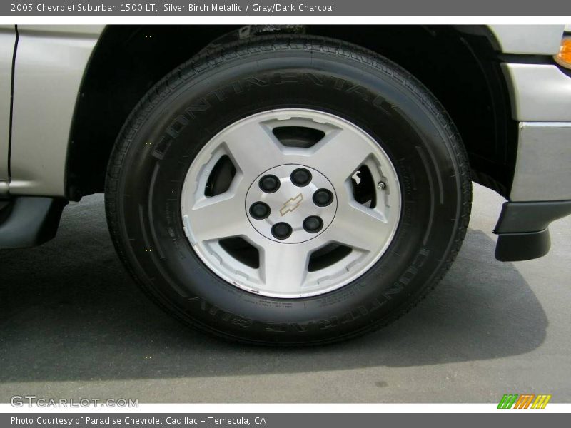 Silver Birch Metallic / Gray/Dark Charcoal 2005 Chevrolet Suburban 1500 LT