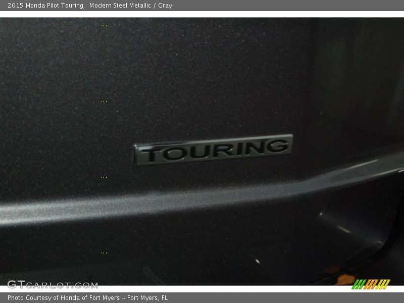 Modern Steel Metallic / Gray 2015 Honda Pilot Touring
