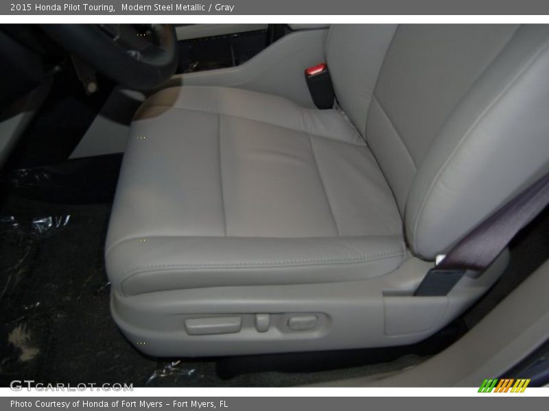 Modern Steel Metallic / Gray 2015 Honda Pilot Touring