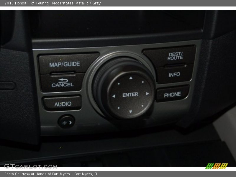 Modern Steel Metallic / Gray 2015 Honda Pilot Touring