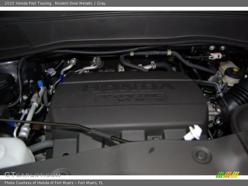 Modern Steel Metallic / Gray 2015 Honda Pilot Touring