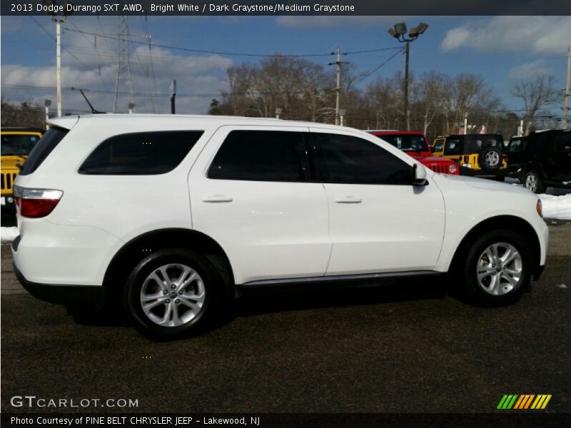 Bright White / Dark Graystone/Medium Graystone 2013 Dodge Durango SXT AWD
