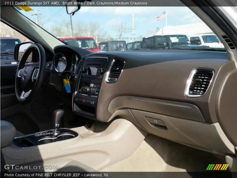 Bright White / Dark Graystone/Medium Graystone 2013 Dodge Durango SXT AWD