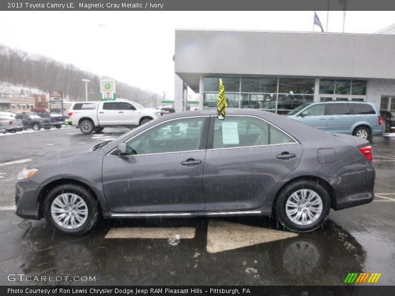 Magnetic Gray Metallic / Ivory 2013 Toyota Camry LE